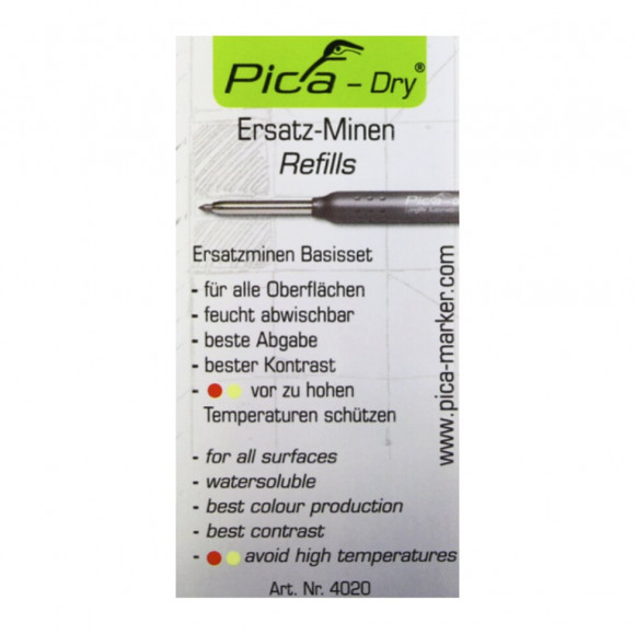 Pica Dry Basis Set: Mines De Rechange Hydrosoluble Multi-usage - 16 Pcs. ( 2x 4020 )