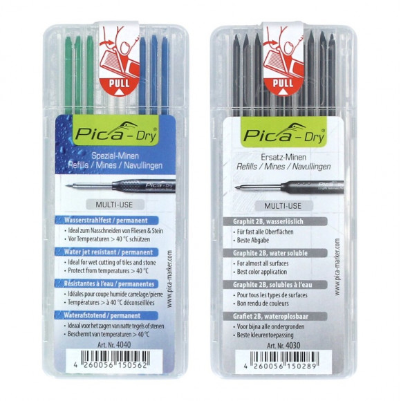 Pica Value Pack Pica Dry Advantage Box: 2x Marqueurs Automatiques Longlife + 18x Mines De Rechange ( 3095 )