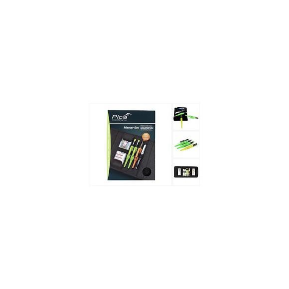 Pica Master Kit De Marquage Pour Charpentier, Menuisiers, Ajusteurs  ( 55010 )