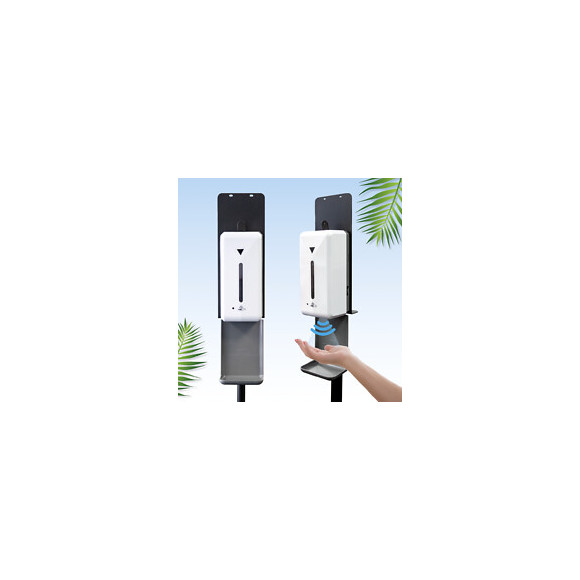 Toolbrothers Distributeur Automatique De Désinfectant Sans Contact , 1000ml Réglable En Hauteur, Fonctionnant Sur Secteur Et 