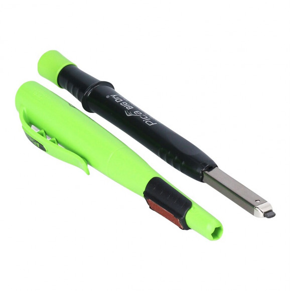 Pica Advantage Box Pica Big Dry Value Pack: 1x Crayon Longlife Pour Charpentier + 12x Mines De Rechange ( 6095 )