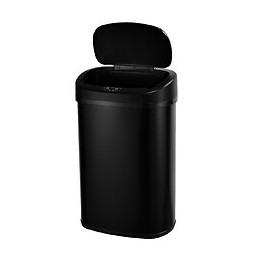 Poubelle De Cuisine Automatique Majestic Noir Inox 68l