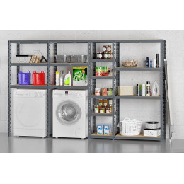 Concept Rangement De Garage - Longueur 290 Cm - 16 Plateaux