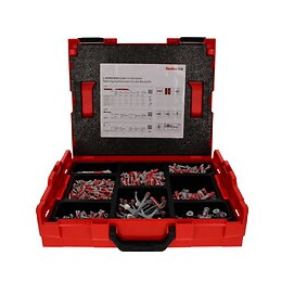 Fischer 102 Duo-line Set De Chevilles, 833 Pcs. + L-boxx Duoblade Duotec Duopower ( 558626 )