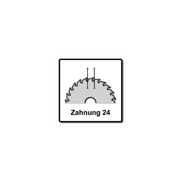Wellcut Wc-c1903024 Tct Lame De Scie 190 X 2,4 X 30 Mm, 24 Dents