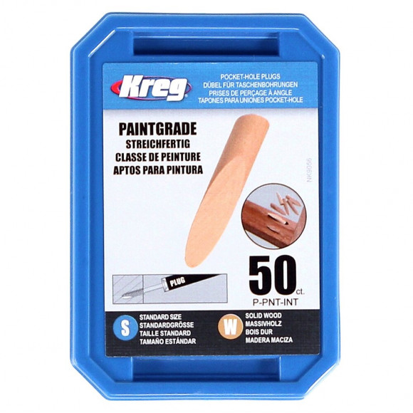 Kreg Pocket-hole Chevilles En Bois Massif Raccourcissables - 50 Pièces. ( P-pnt )