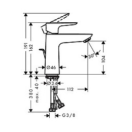 Mitigeur De Lavabo Talis E 110
