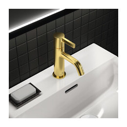 Mitigeur Lavabo Avec Tirette Joy, Couleur, Or