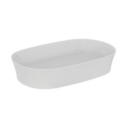 Vasque À Poser Ovale Ipalyss, Couleur, 60 X 38, Blanc, Sans Bonde