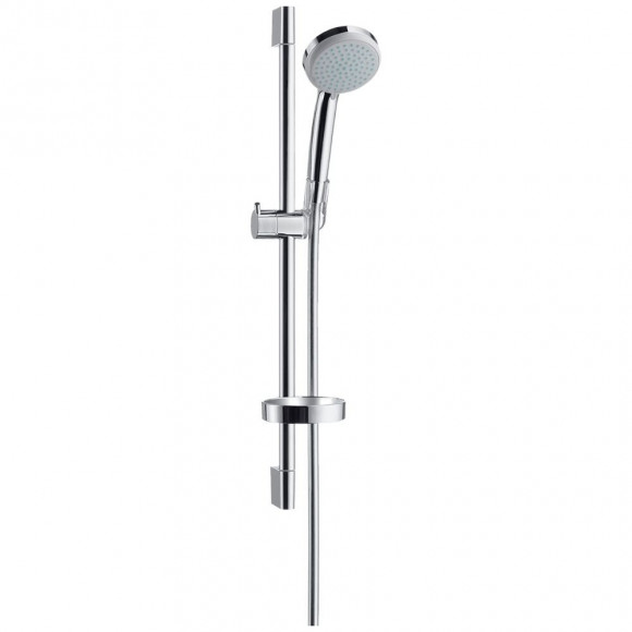 Hansgrohe Pack Mitigeur Douche Mécanique Mural 2 Trous Logis 1 Sortie Chrome Complet