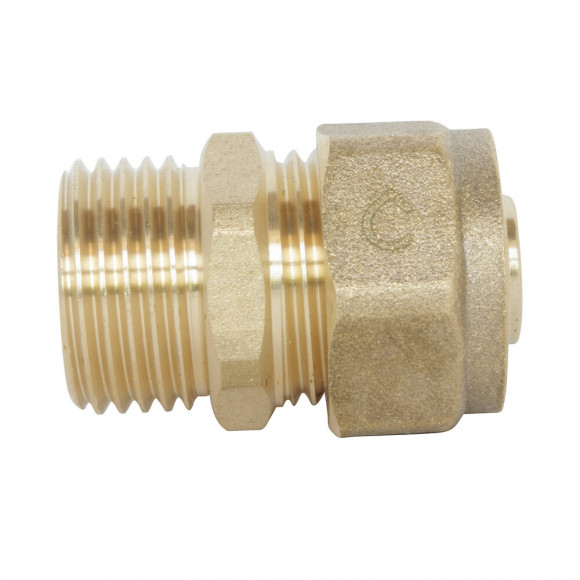 Raccord Droit À Visser Pour Tube Per Ø25 - Mâle 26/34