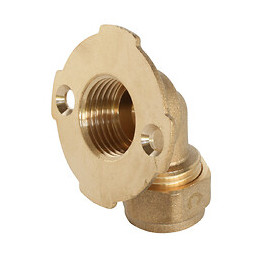 Raccord Coudé 105° Sanitaire À Visser Pour Tube Per Ø16 - Femelle 15/21