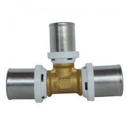 Té Réduit Au Centre À Sertir Pour Tube Multicouche Ø20 - Ø16 - Ø20