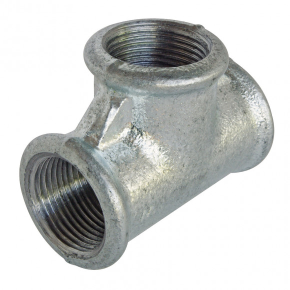 Té Égal Fonte Galva Triple Femelle 15/21 N° 130