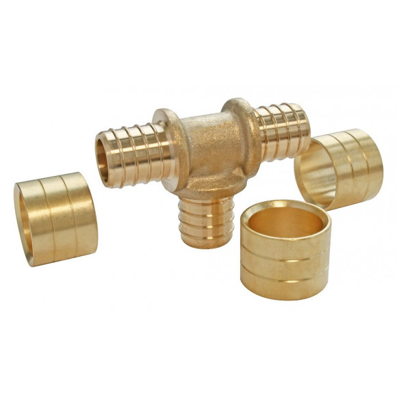 Raccord Té Égal À Glissement Pour Tube Per Ø12- Ø12 - Ø12