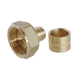 Raccord Droit À Glissement Pour Tube Per Ø16 - Ecrou-tournant F20/27