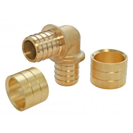 Raccord Coudé Égal À Glissement Pour Tube Per Ø16- Ø16