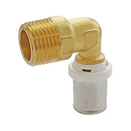 Coude À Sertir Pour Tube Multicouche Ø20 - M20/27