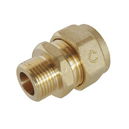 Raccord Droit À Visser Pour Tube Per Ø16 - Mâle 12/17