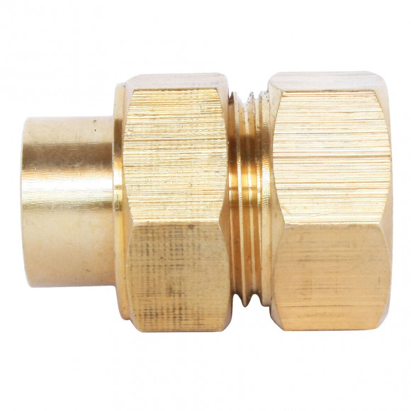 Raccord Laiton À Souder - Raccord Union Droit 3 Pièces Ø16 - Femelle 20/27