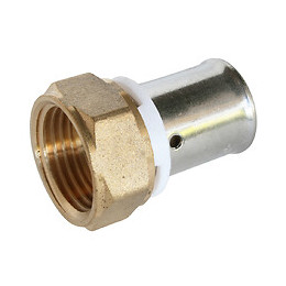 Raccord Droit À Sertir Pour Tube Per Ø16 - Femelle 15/21