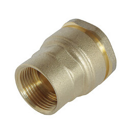 Raccord Droit Femelle Laiton Pour Tube Pe D50 - F40/49 - Sens Unique De Montage