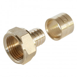 Raccord Droit À Glissement Pour Tube Per Ø20 - Femelle 20/27