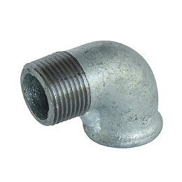 Coude Fonte Galva 90° Petit Rayon Mâle Femelle 20/27 N°92