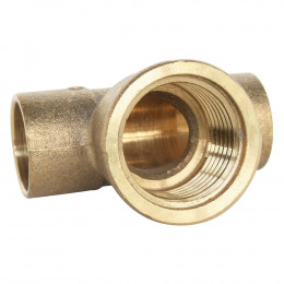 Té Laiton À Souder Femelle Ø14 - Femelle 15/21