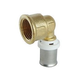 Coude À Sertir Pour Tube Multicouche Ø16 - F15/21