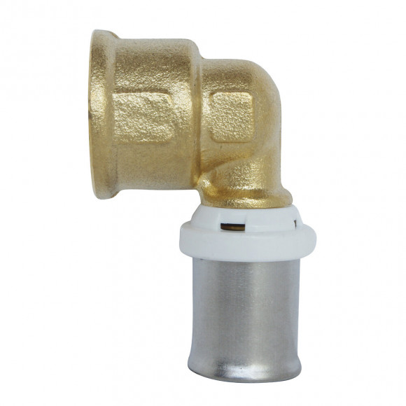 Coude À Sertir Pour Tube Multicouche Ø16 - F15/21