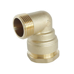 Coude Mâle Laiton Pour Tube Pe D20 - M15/21 - Sens Unique De Montage