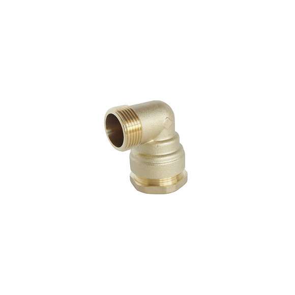 Coude Mâle Laiton Pour Tube Pe D20 - M15/21 - Sens Unique De Montage