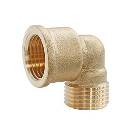 Coude Laiton 90° Mâle Femelle 20/27