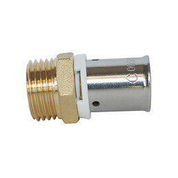 Raccord Droit À Sertir Pour Tube Per Ø20 - Mâle 15/21