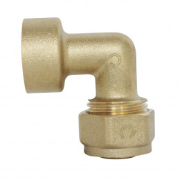 Raccord Coudé À Visser Pour Tube Per Ø20 - Femelle 15/21