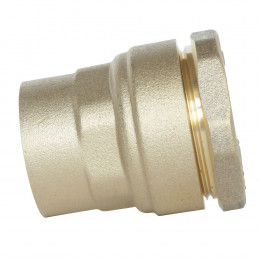 Raccord Droit Femelle Laiton Pour Tube Pe D40 - F33/42 - Sens Unique De Montage
