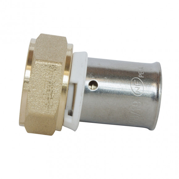 Raccord Droit À Sertir Pour Tube Per Ø16 - Ecrou-tournant F15/21