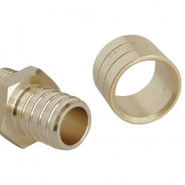 Raccord Droit À Glissement Pour Tube Per Ø12 - Mâle 12/17