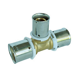 Té Réduit Au Centre À Sertir Pour Tube Per Ø16 - Ø12 - Ø16