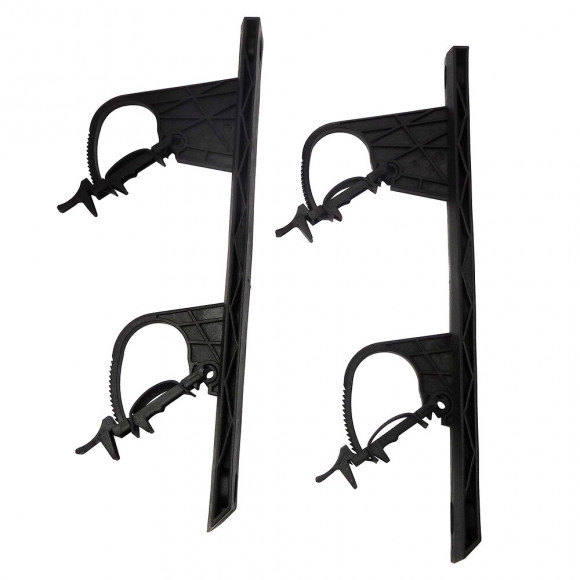 Kit De 2 Supports Universels Non Oxydables Pour Collecteurs Avec Repérages