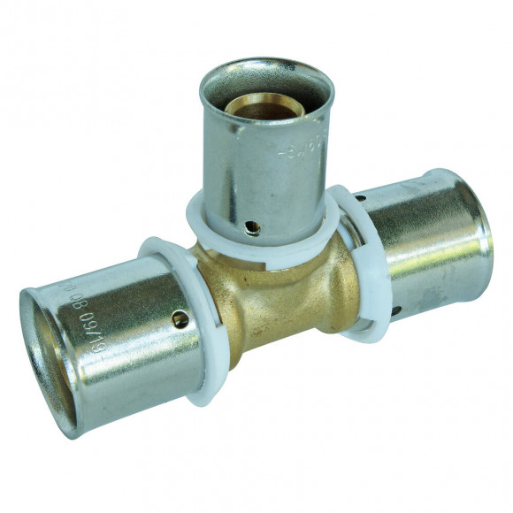 Té Réduit Au Centre À Sertir Pour Tube Per Ø16 - Ø12 - Ø16