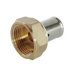 Raccord Droit À Sertir Pour Tube Per Ø16 - Ecrou-tournant F20/27