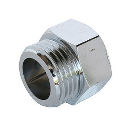 Raccord Égal Laiton Nickelé Mâle Femelle 12/17