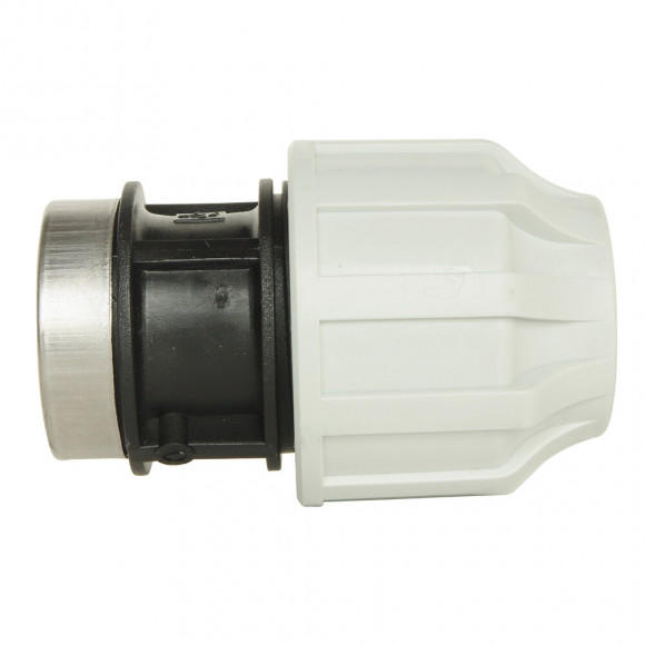 Raccord Droit Femelle Plastique Pour  Tube Pe D25 - F20/27 - Serrage Extérieur