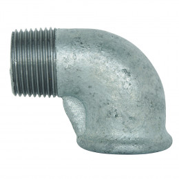 Coude Fonte Galva 90° Petit Rayon Mâle Femelle 12/17 N°92