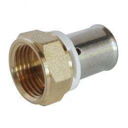 Raccord Droit À Sertir Pour Tube Per Ø12 - Ecrou-tournant F15/21