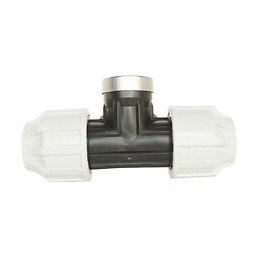 Té Égal Femelle Plastique Pour Tube Pe D40 - F33/42- Serrage Extérieur