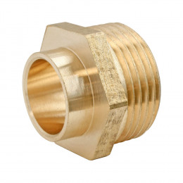 Raccords Laiton À Souder - Raccord Droit Ø12 - Mâle 15/21