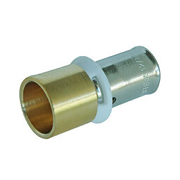 Raccord Droit Pour Tube Per À Sertir Ø12 - À Souder Cuivre Ø14